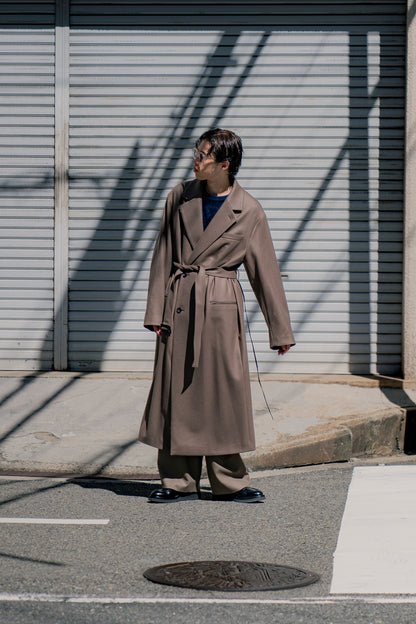 OVERSIZED MAXI-LENGTH DOUBLE BREASTED COAT