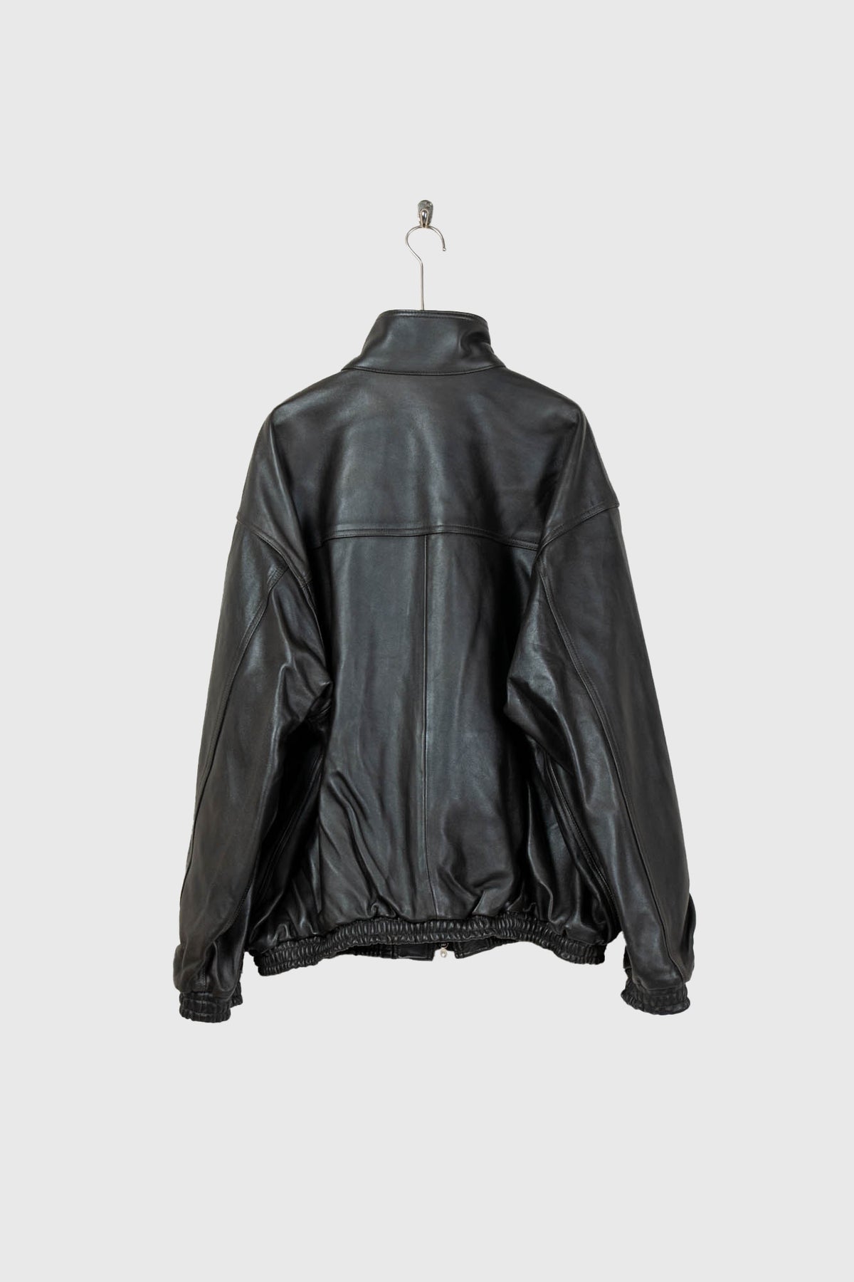 SHEEP LEATHER STAND COLLAR JACKET(ST.1553)
