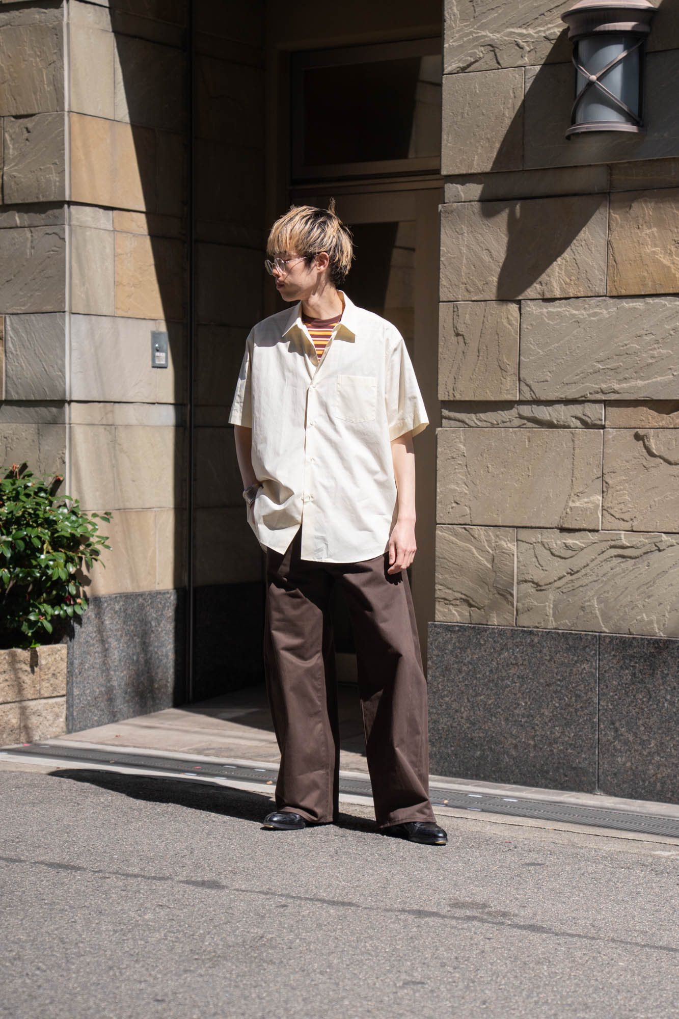 SUVIN COTTON OVERSIZED SS SHIRT(ST.1497)