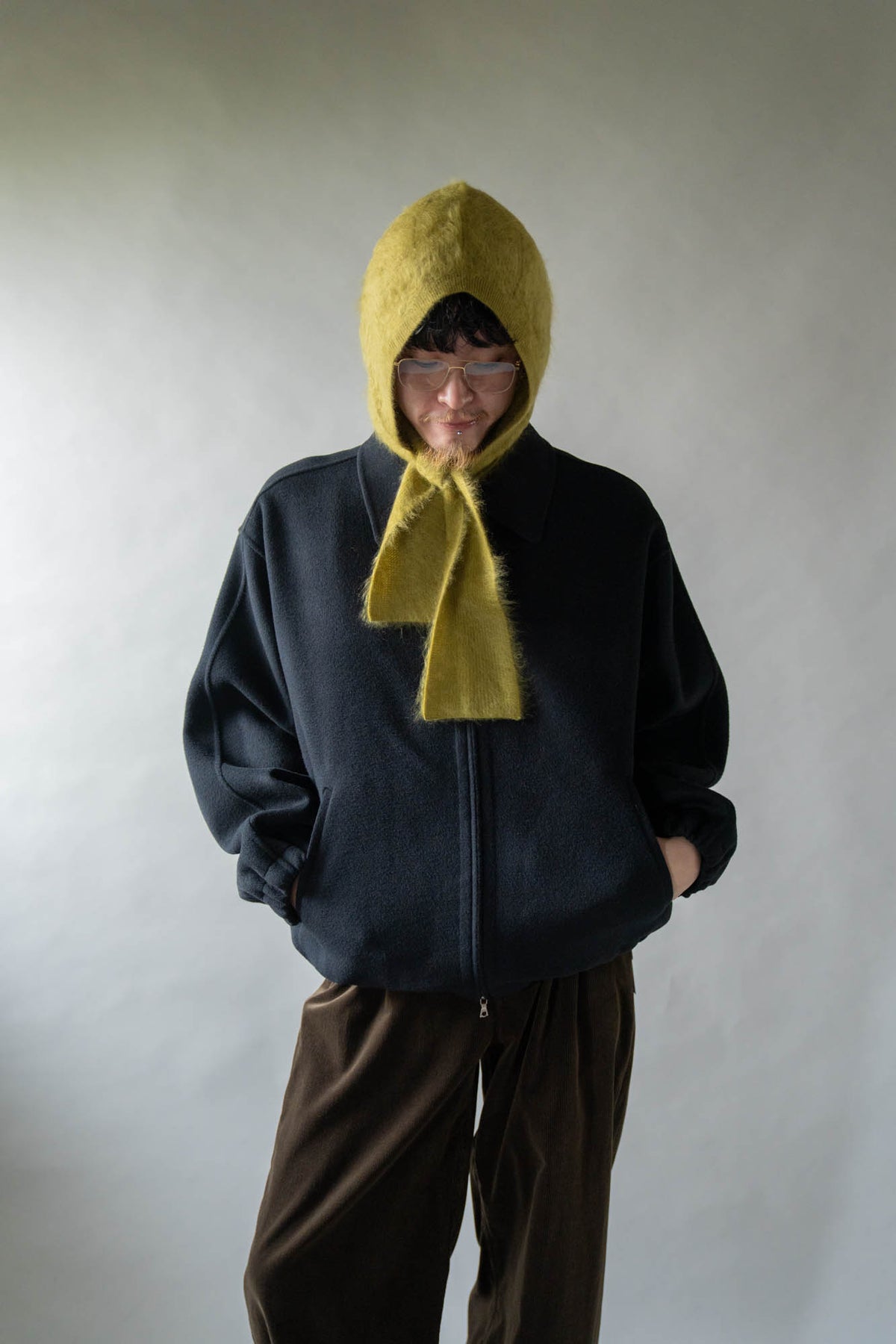 CASHMERE SHAGGY BALACLAVA(ST.1633)