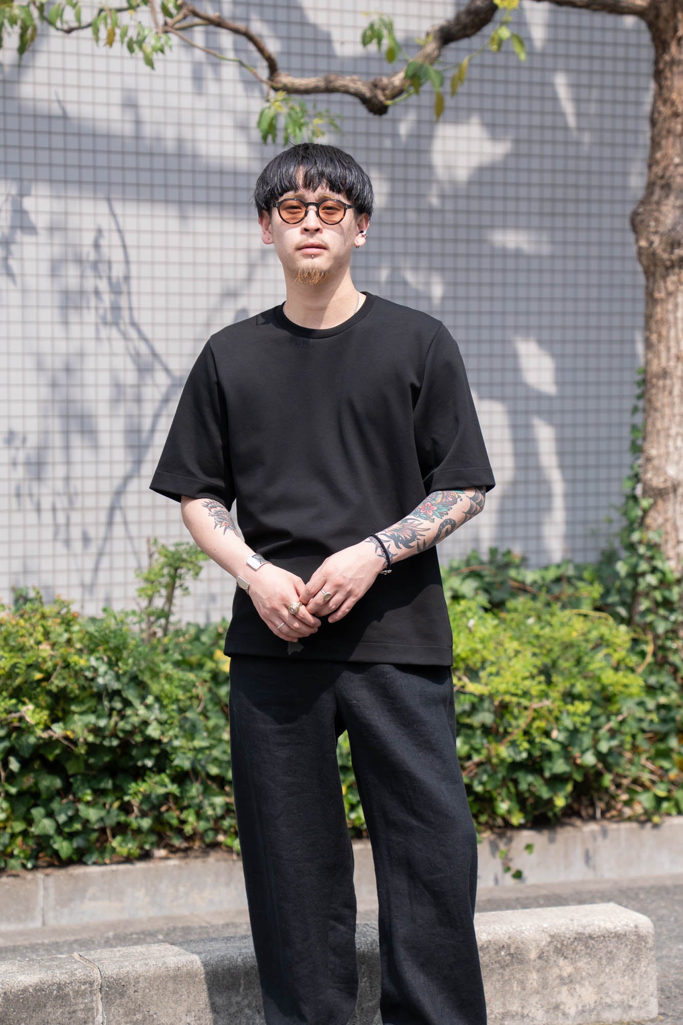 HALF-SLEEVED T-SHIRT