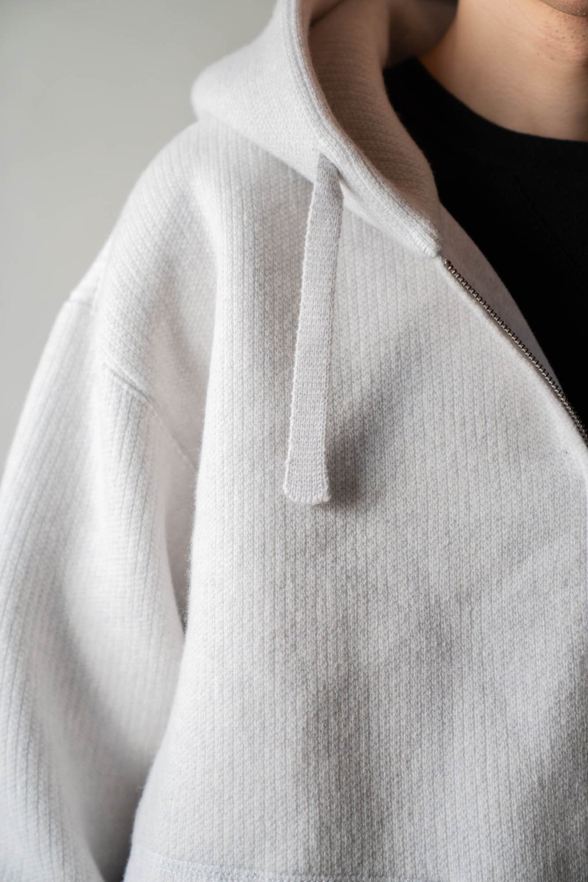 WOOL SWEAT ZIP HOODIE