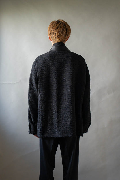 Wool tweed coverall