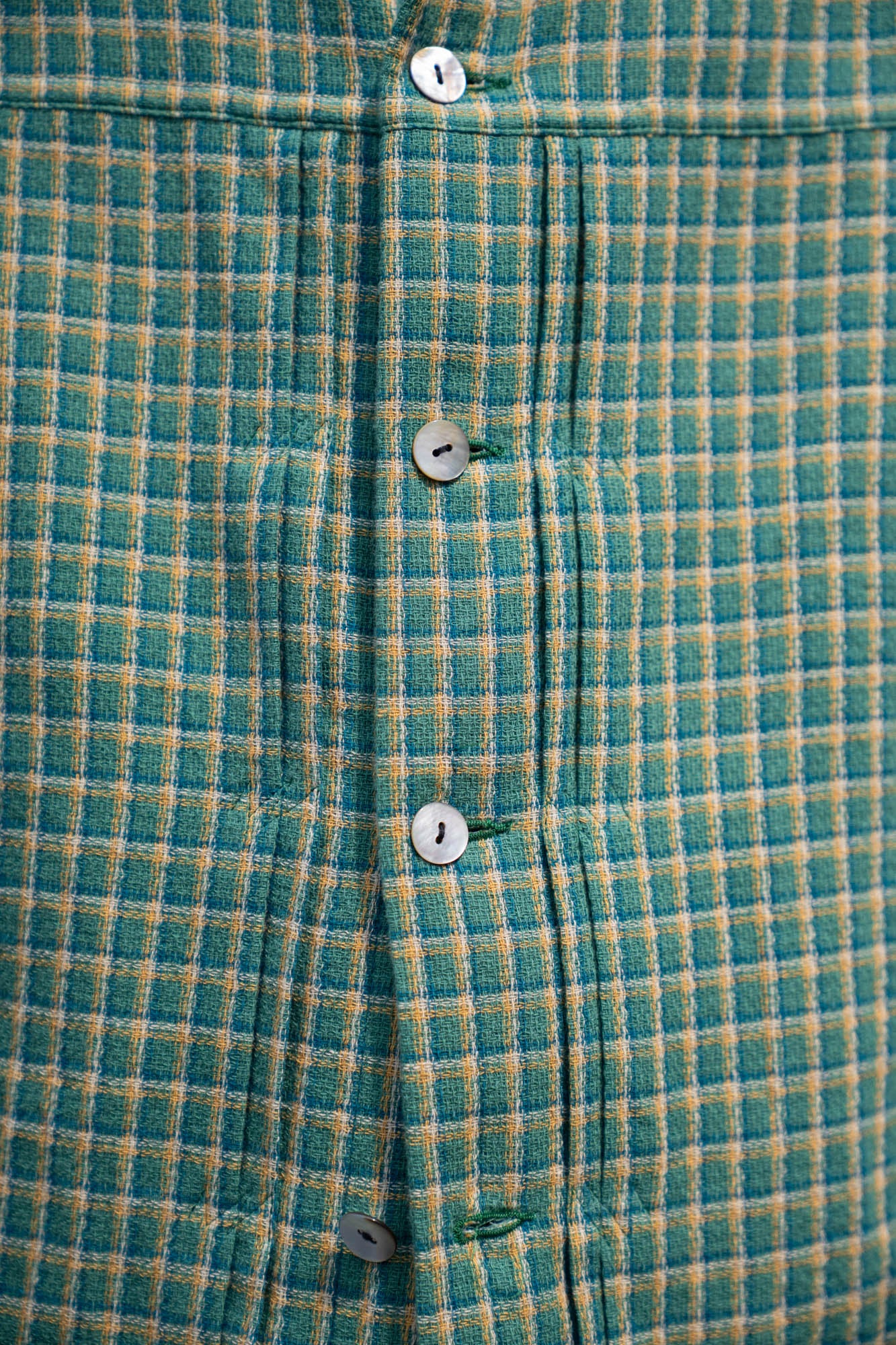 WASHED CHECK JACKET