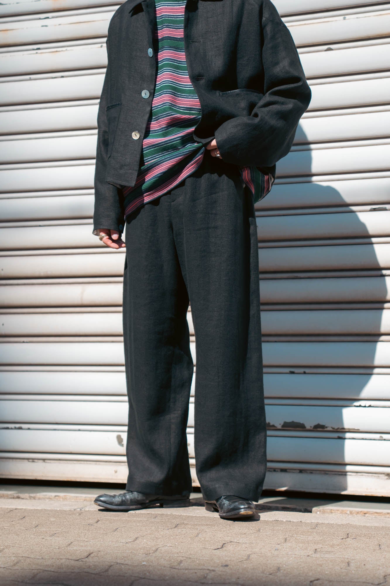 FLLOWER SAK LINEN JACKET