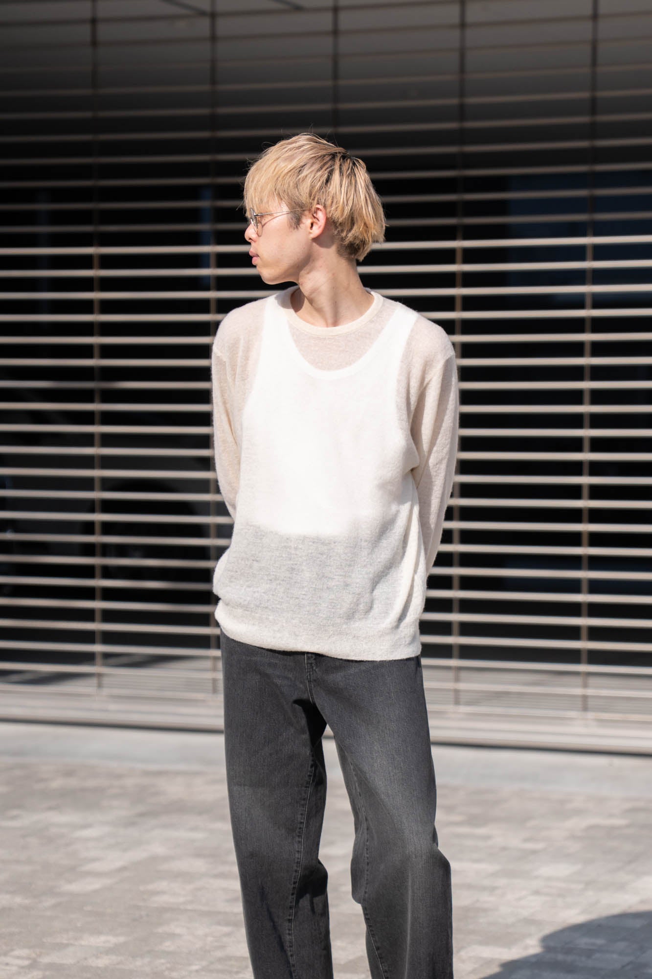 W/AL/NY KNIT CREW NECK LS(ST.1480)