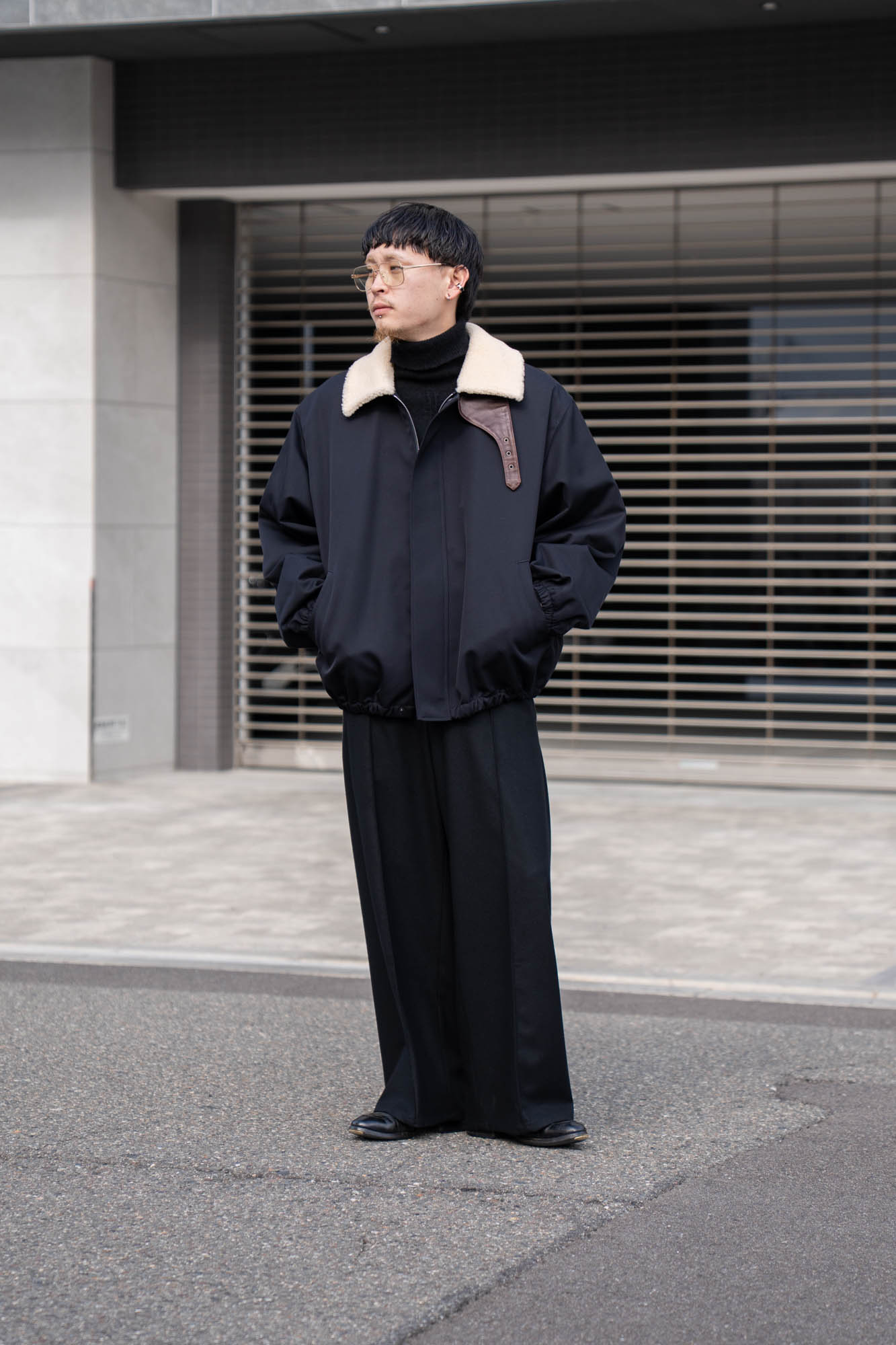 MOUTON COLLAR PADDED JACKET(ST.1377) | ブルゾン ssstein