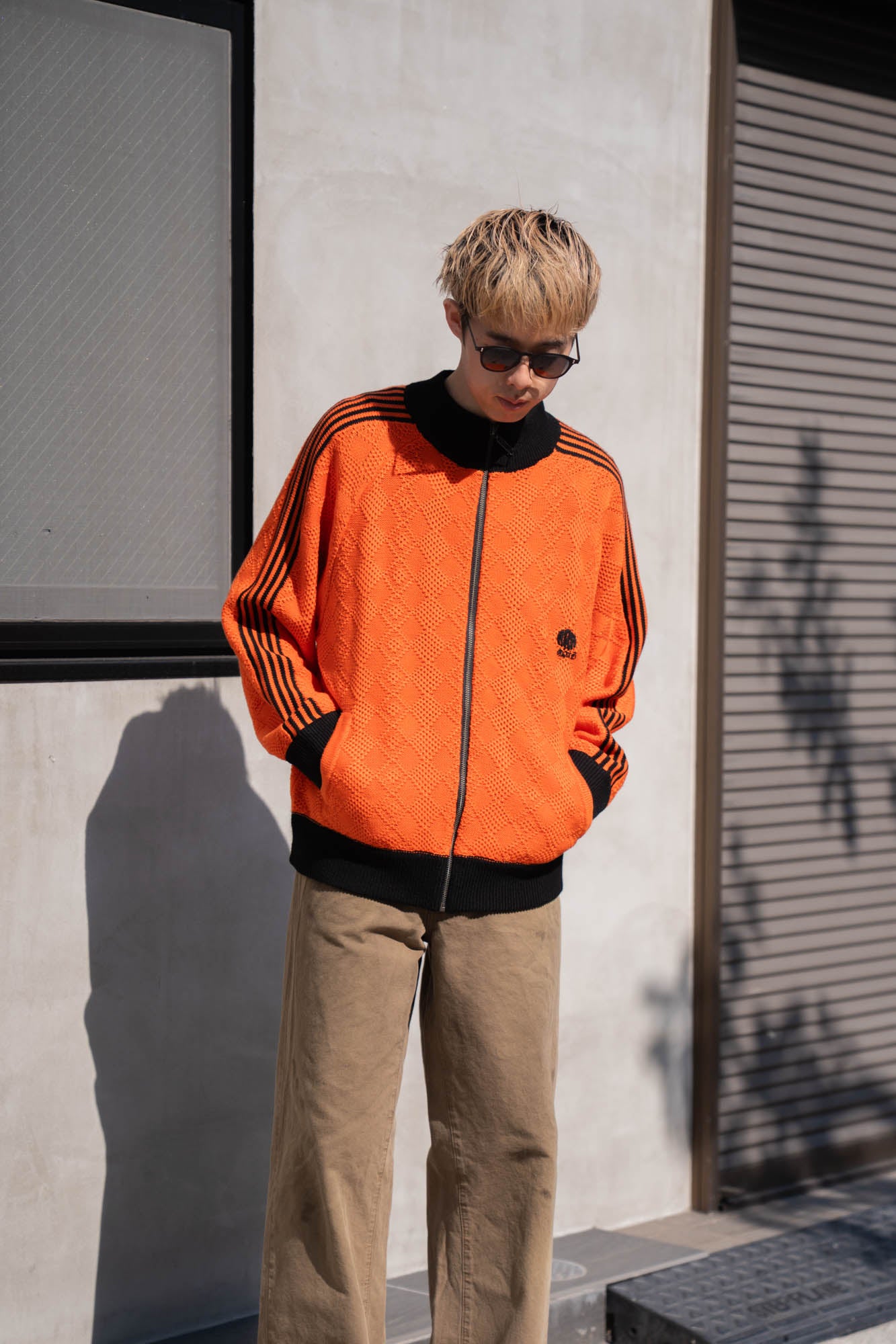 KNITTED TRAINING JACKET