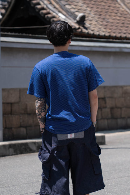 GARMENT DYED BORDER T-SHIRT