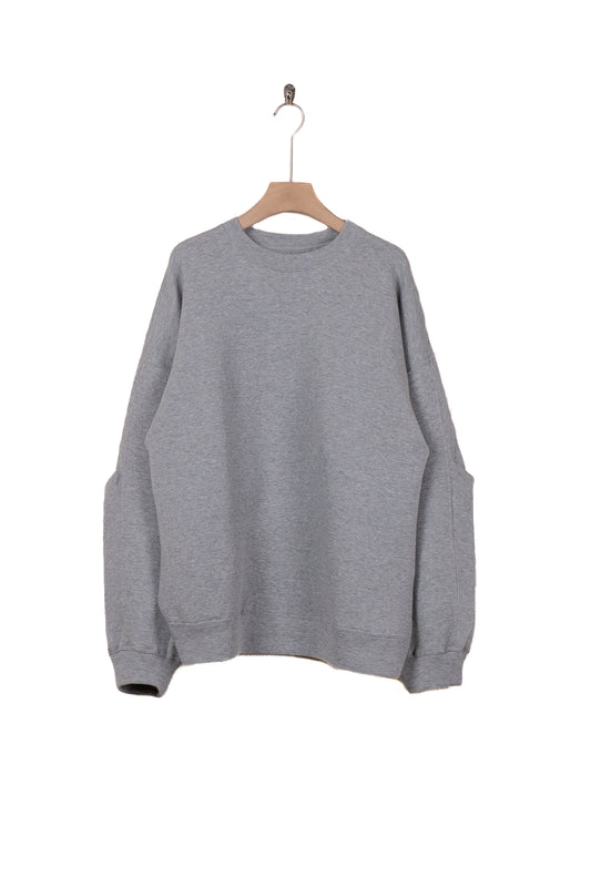 COTTON DOUBLE KNIT TUCKED CREW NECK LS (ST.1118)