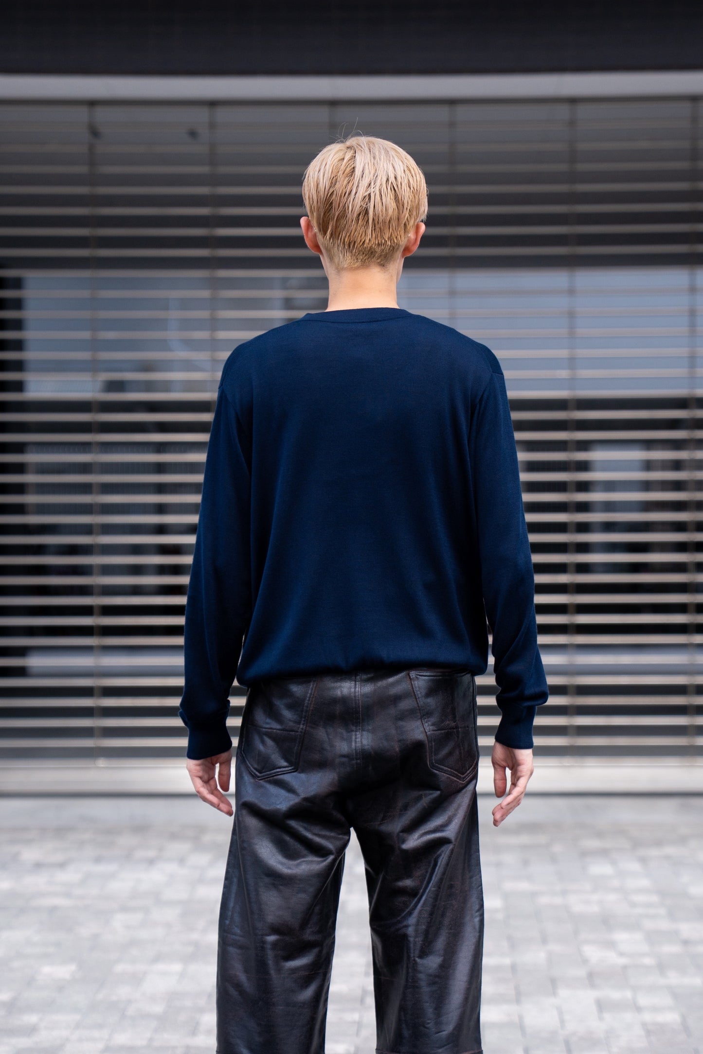 SILK HENLEY NECK PULL OVER / SLPO