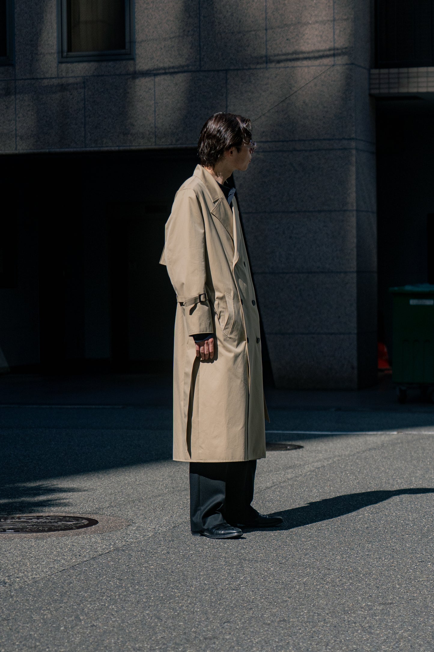 Pleats Yoke Coat