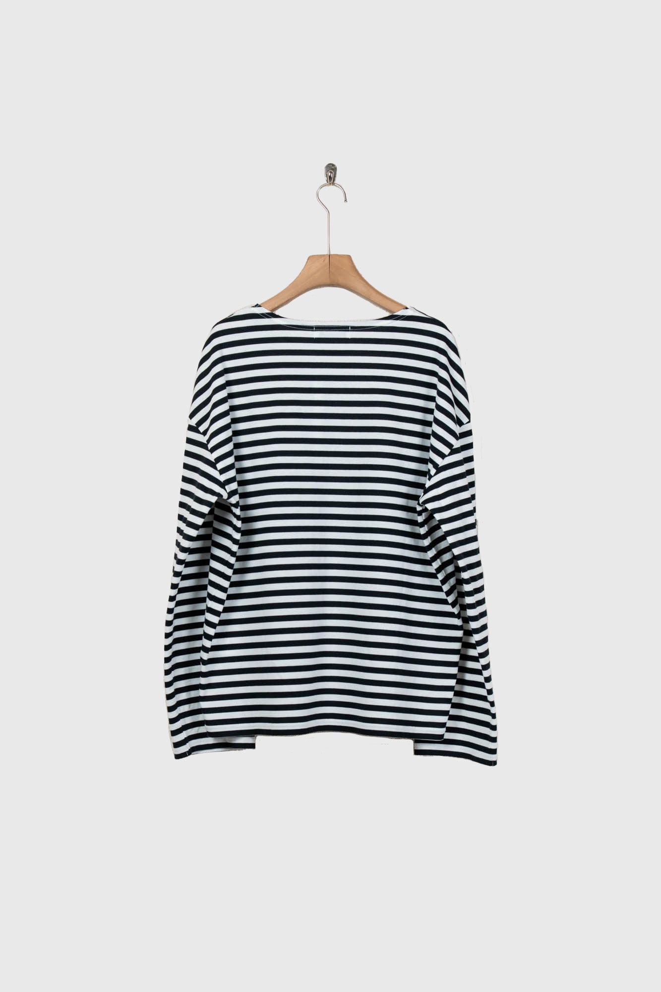 BORDER LONG T SHIRT