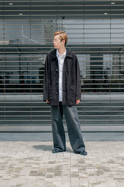 COW SUEDE CAR JACKET(ST.1218)