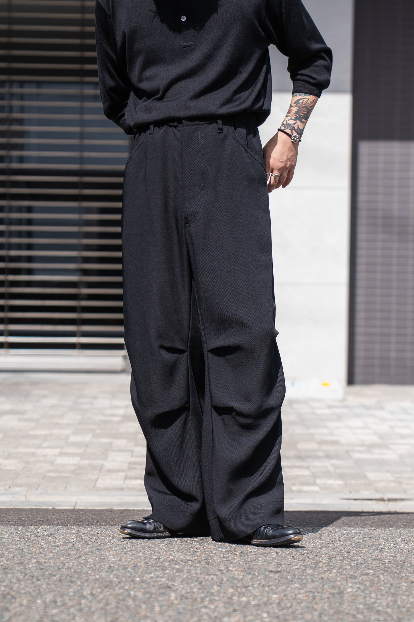 CARGO PANT IN RAYON TRICOTINE