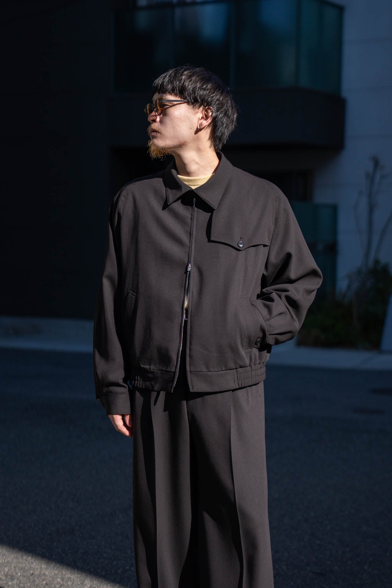 GUNFLAP ZIP BLOUSON