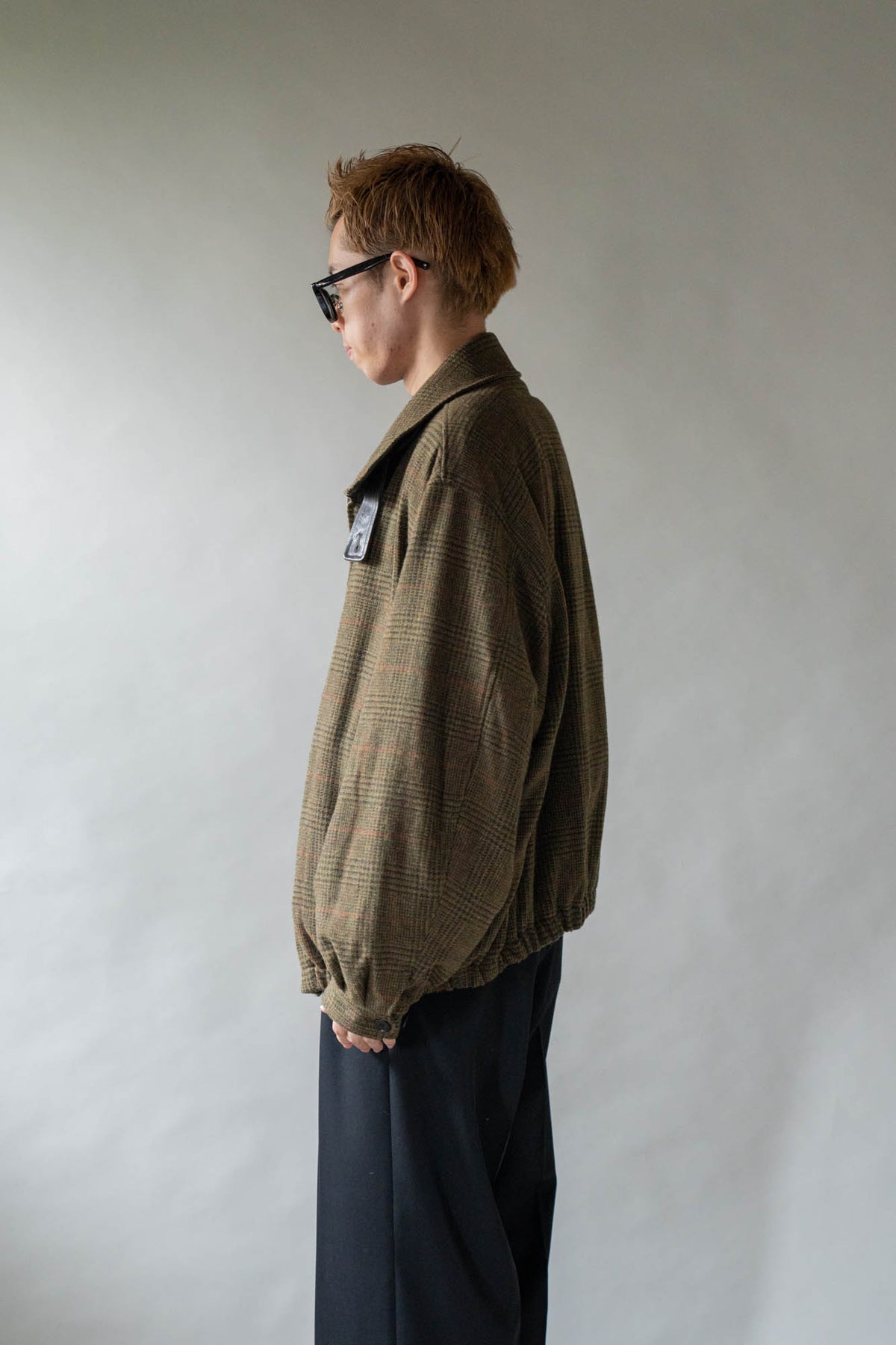 DETATCHABLE COLLAR BRITISH TWEED JACKET(ST.1577)
