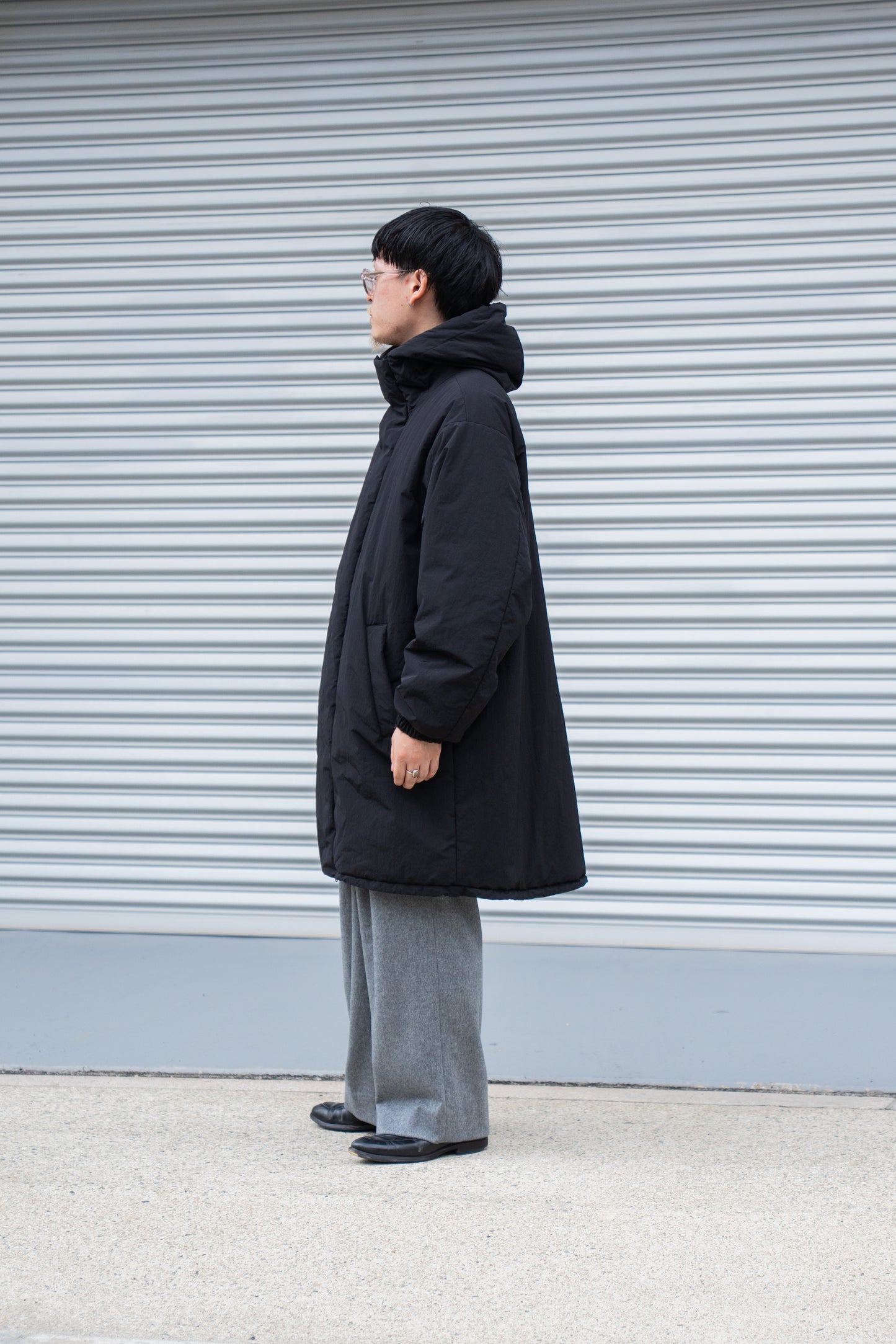 OVERSIZED PADDED HOODY COAT(ST.1214)