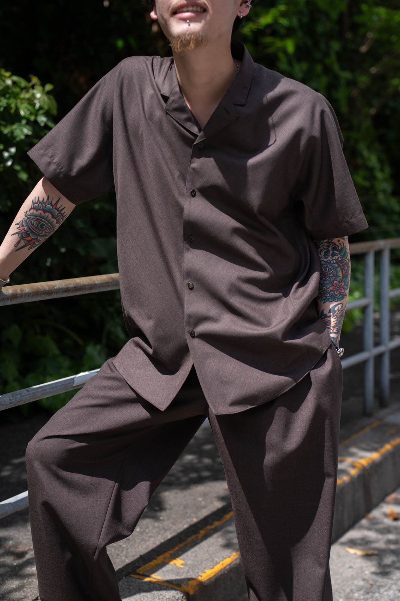 Short Sleeve Shirt Jacket