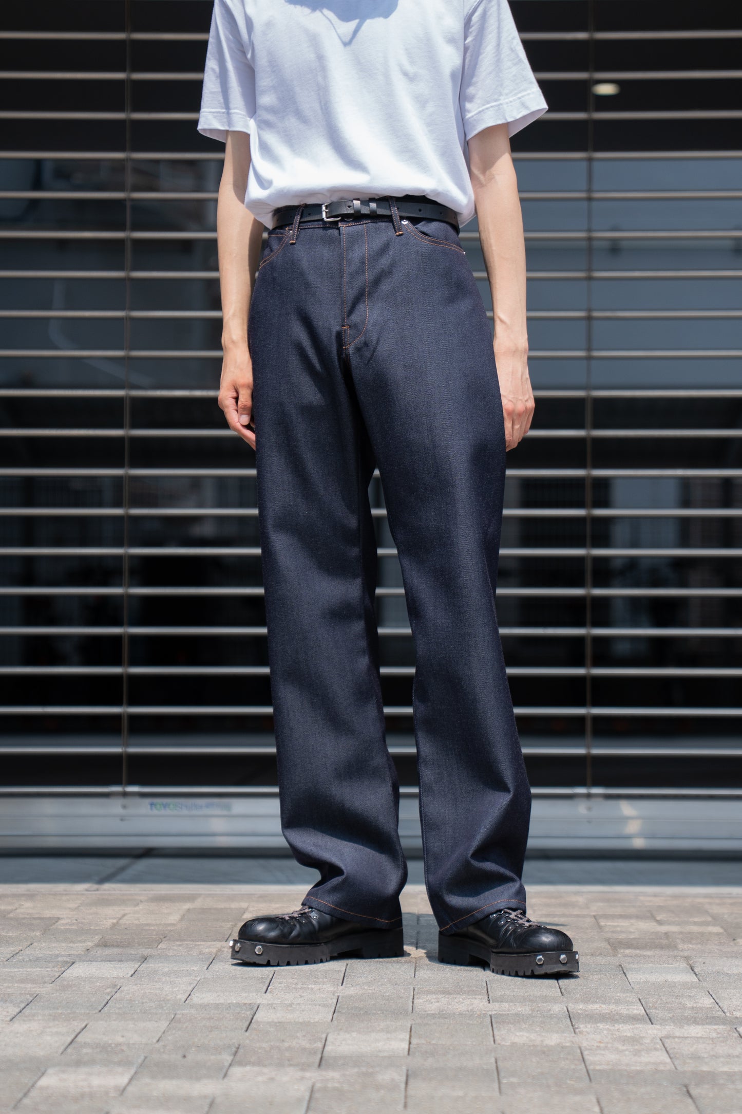 DENIM PANT IN WOOL DENIM