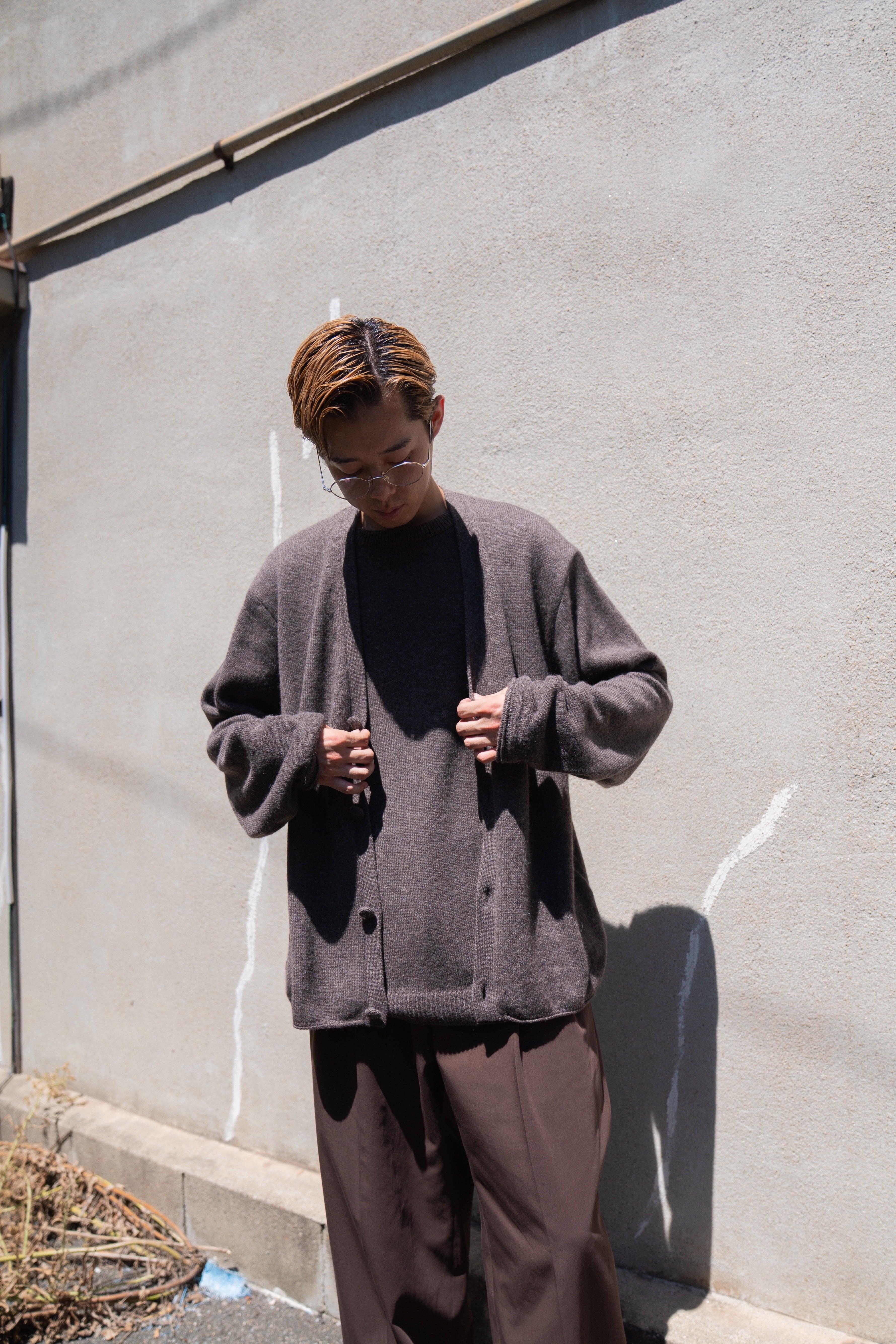 blanc YM（ブランワイエム）- ALPACA ENSEMBLE KINT PULLOVER - ニット