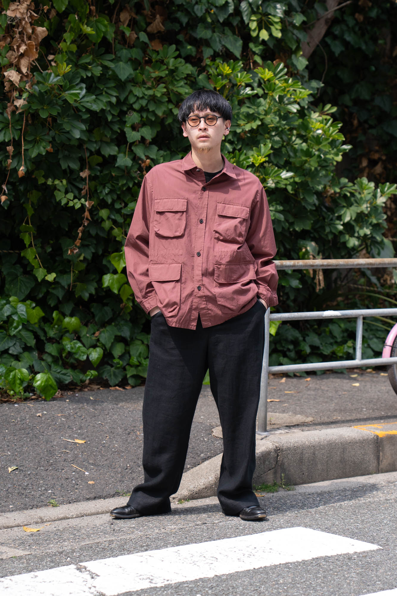 GARMENT DYE SAFARI JACKET