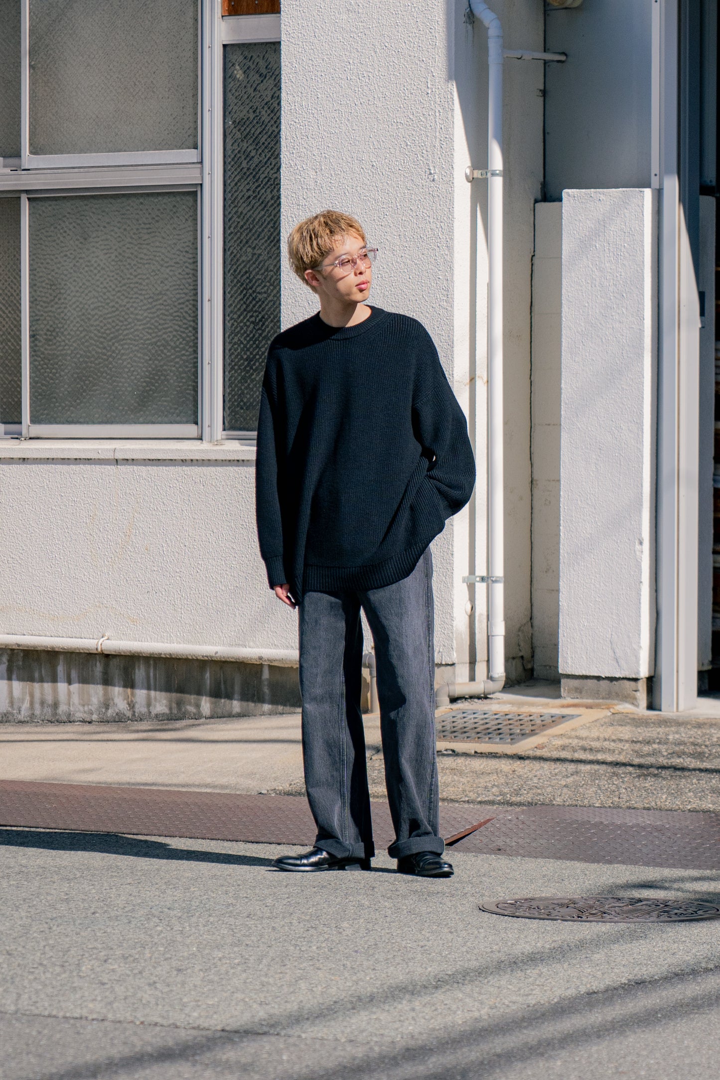 LOW GAUGE MERINO CREWNECK KNIT