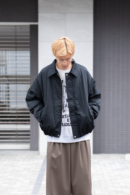 WIDE SQUARE ZIP UP DOWN JACKET