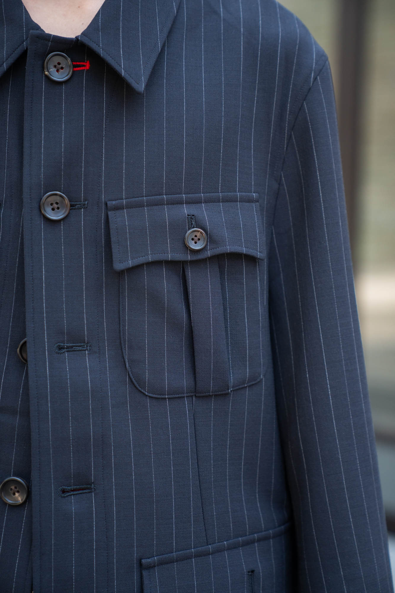 Bonded wool jacket