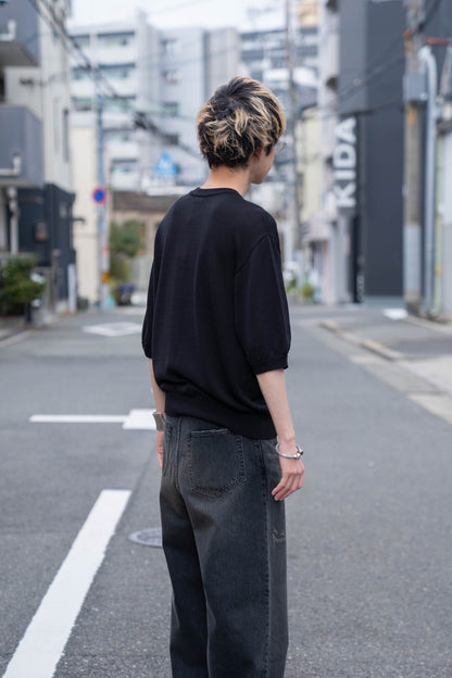 Wide knit T-Shirt