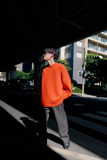 LOW GAUGE MERINO CREWNECK KNIT