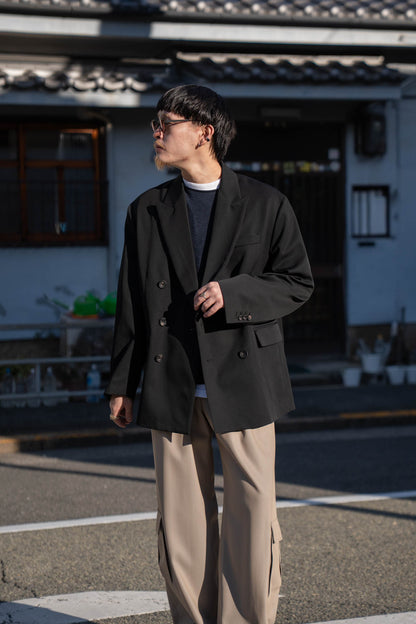 OVERSIZED DOUBLE BREASTED JACKET(ST.1411)