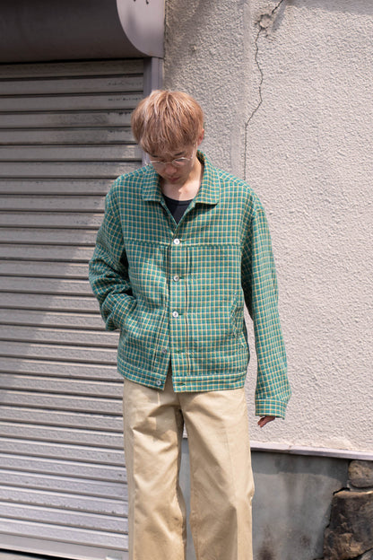 WASHED CHECK JACKET