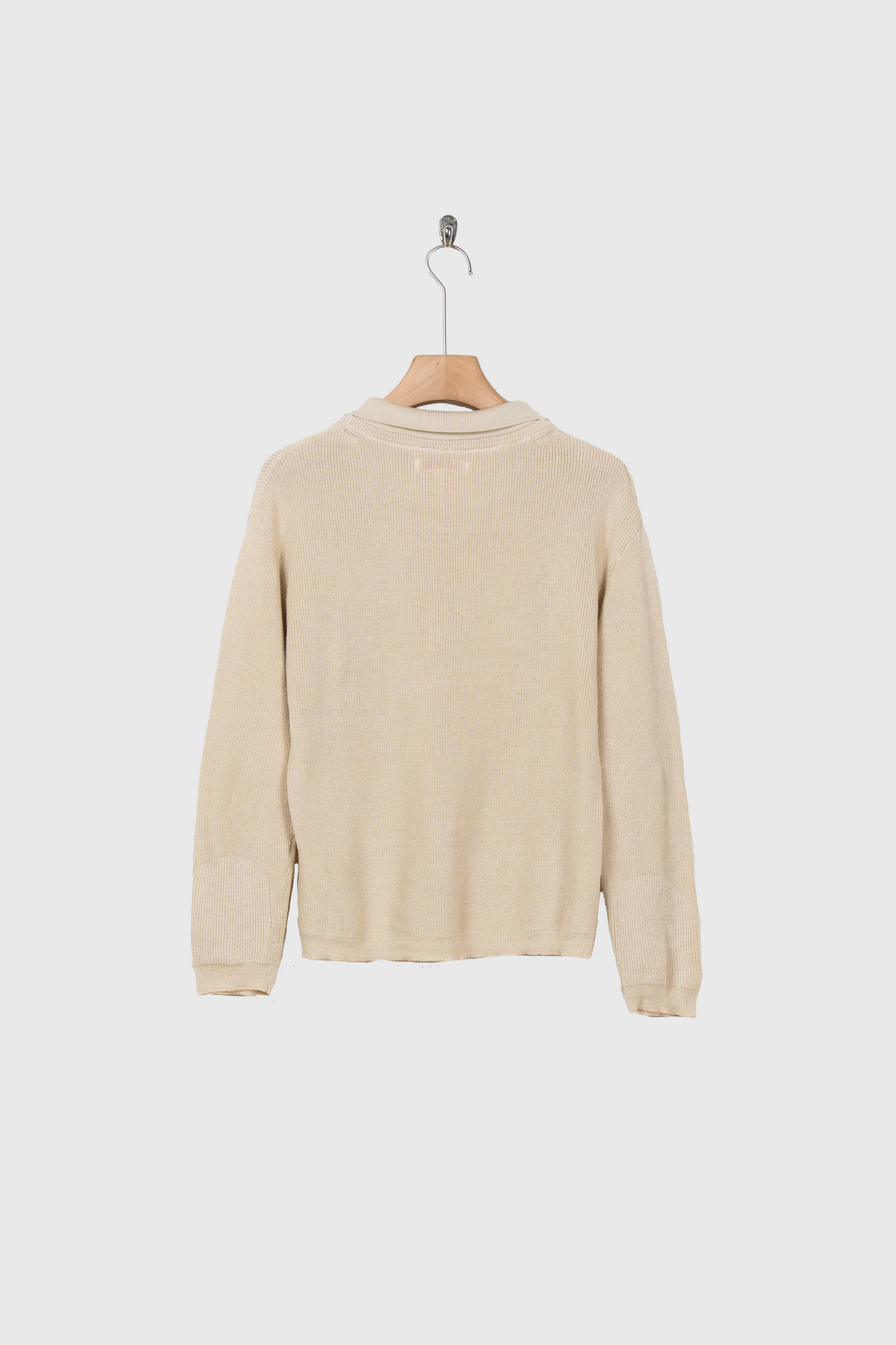 Roll Up Patched Knit in Marcerized Cotton