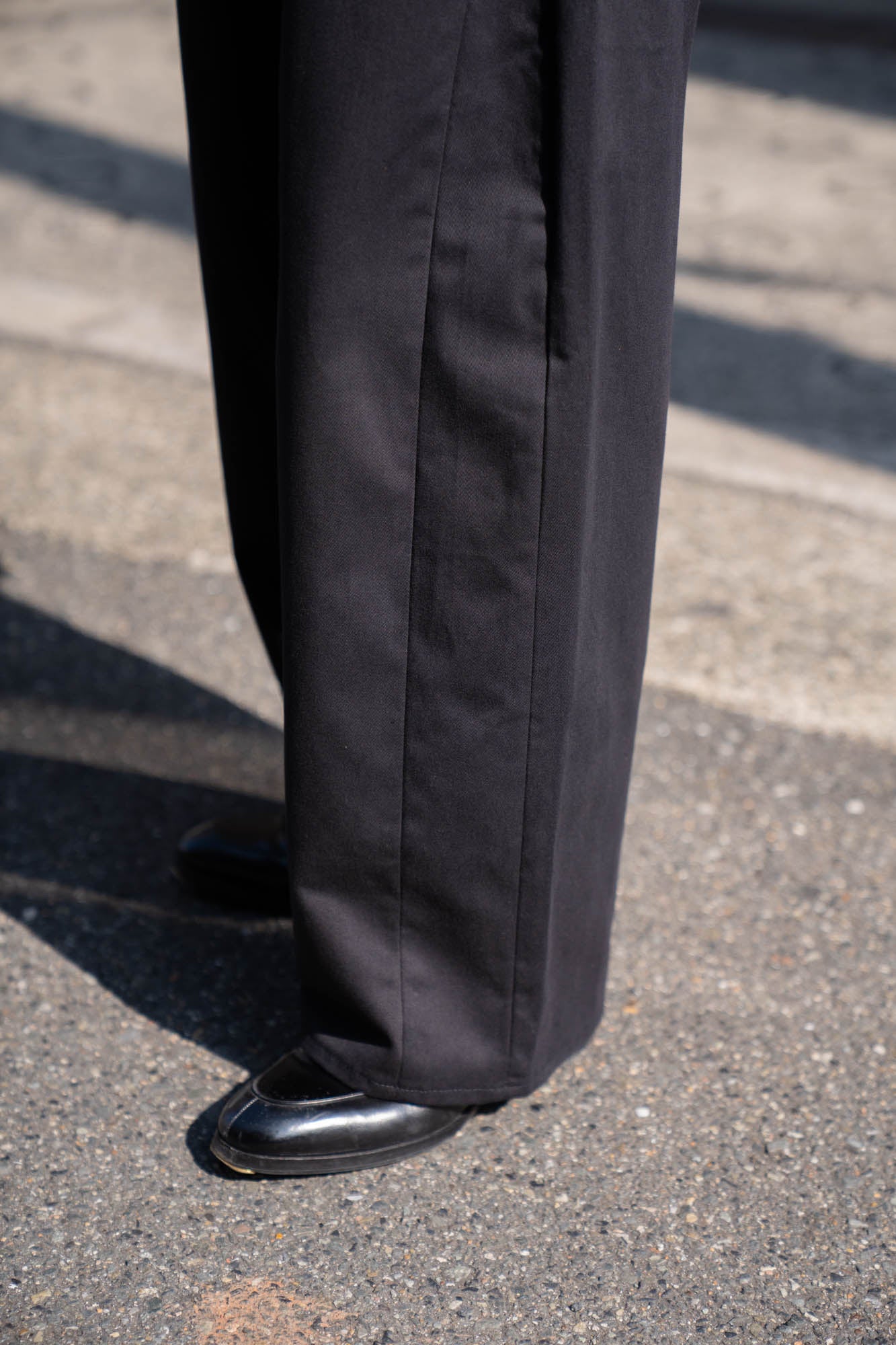 DEFORMATION WIDE COTTON PANTS(ST.1390)