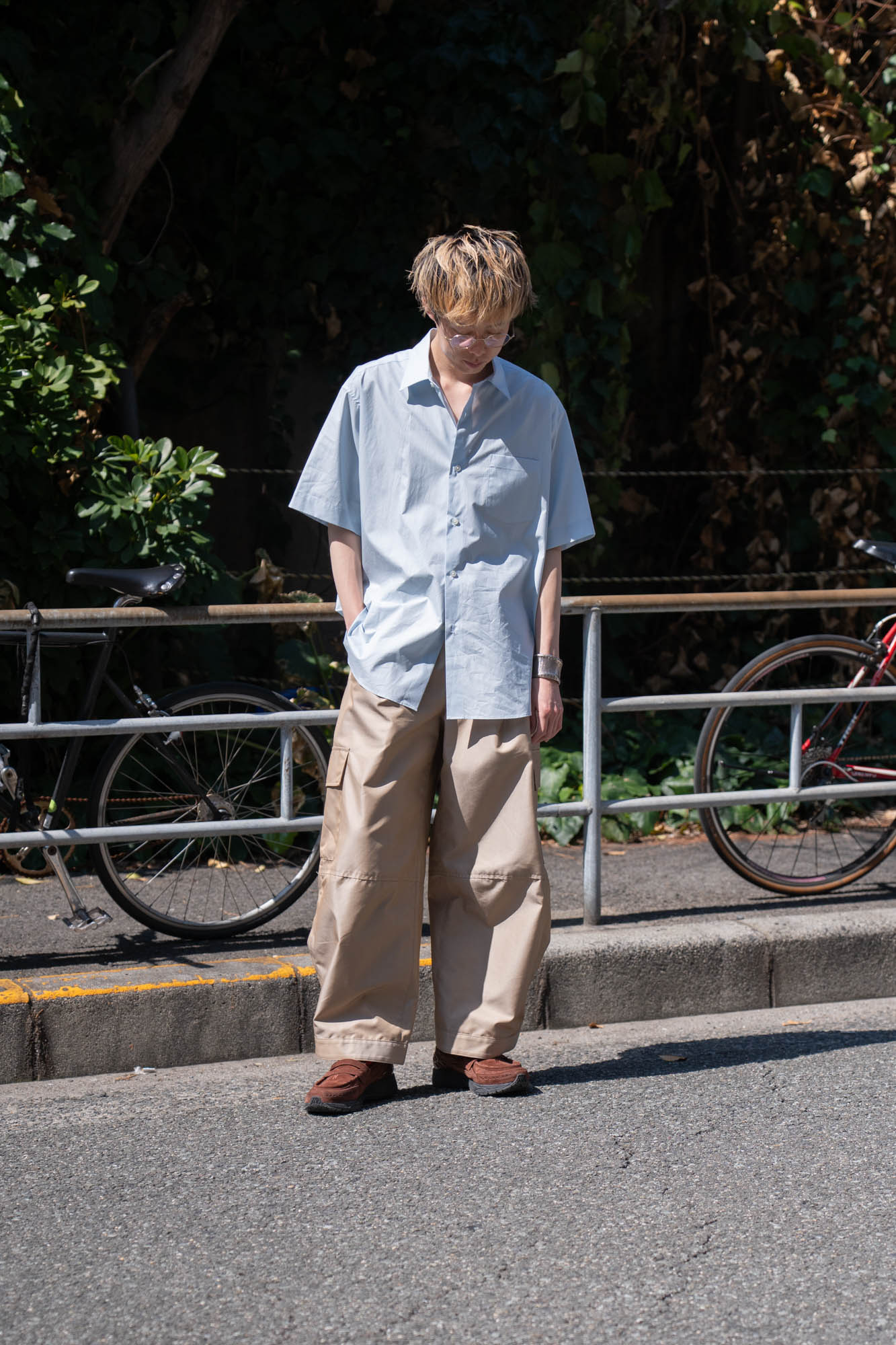 SUVIN COTTON OVERSIZED SS SHIRT(ST.1497)