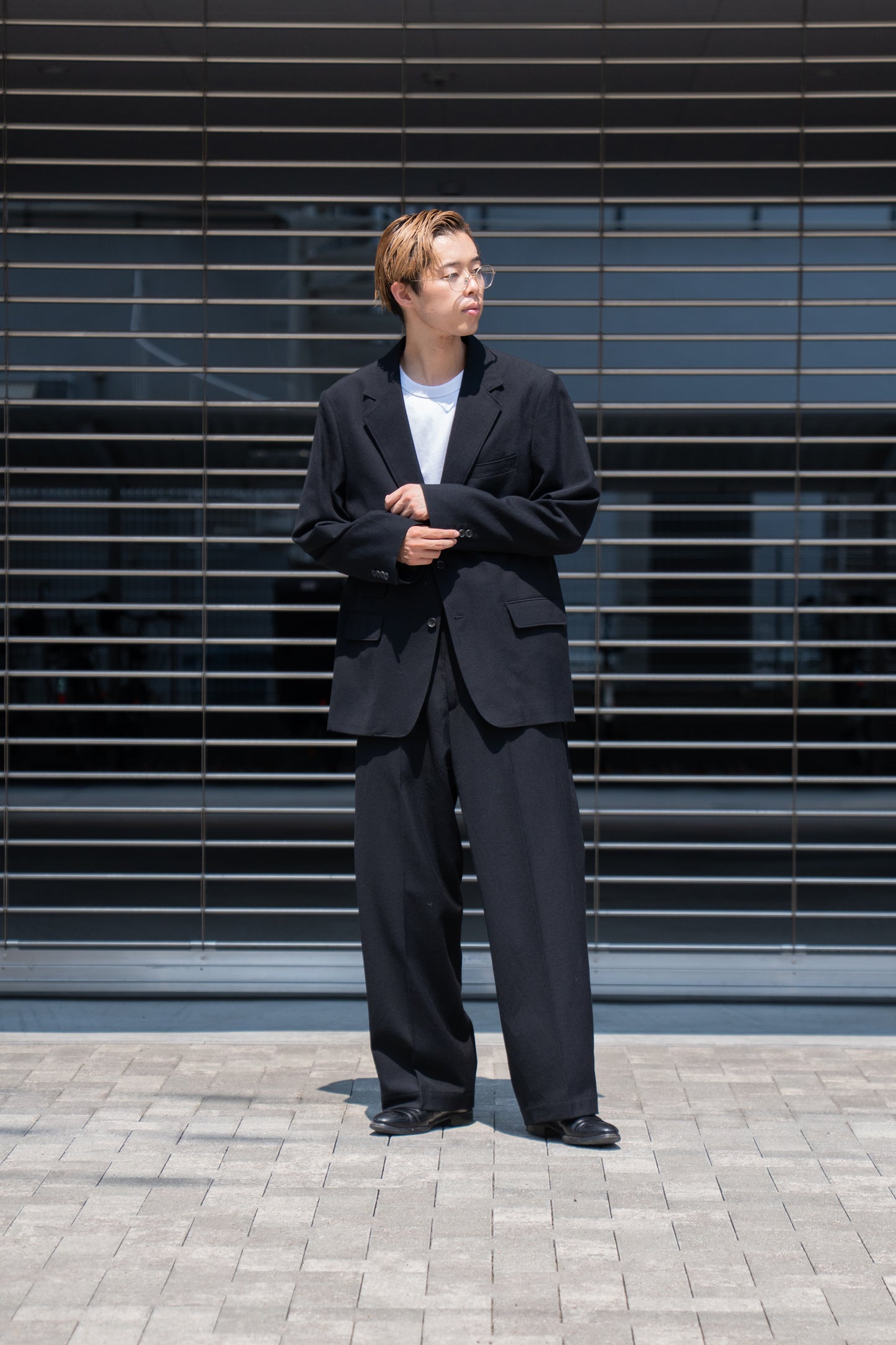 Wool Gabardine 2B Jacket