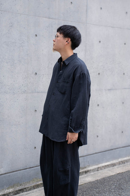 Linen Silk Wide Shirts
