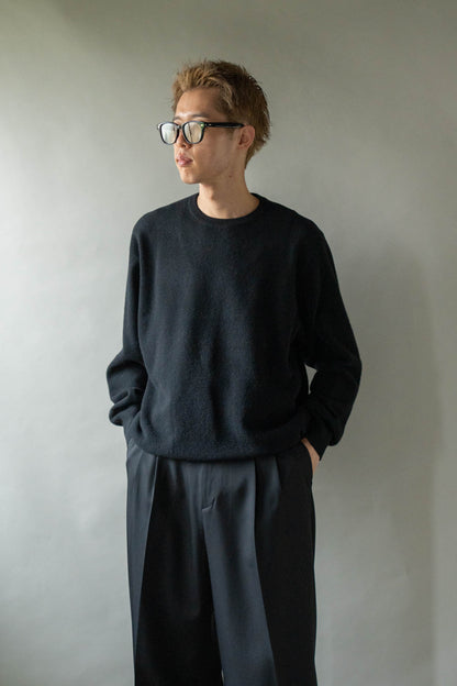 EXTRA FINE WOOL KNIT CREW NECK LS(ST.1634)