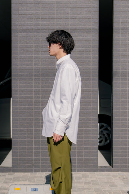 OVERSIZED DOWN PAT SHIRT (DOUBLE CUFFS) (ST.1159)