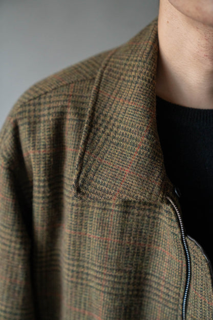 DETATCHABLE COLLAR BRITISH TWEED JACKET(ST.1577)