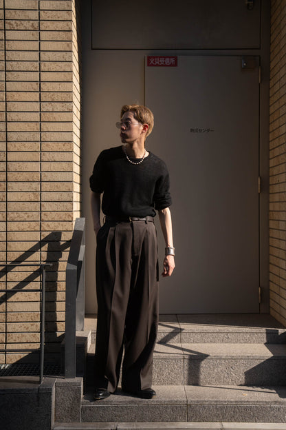 EASY LONG WIDE TROUSERS(ST.1610)