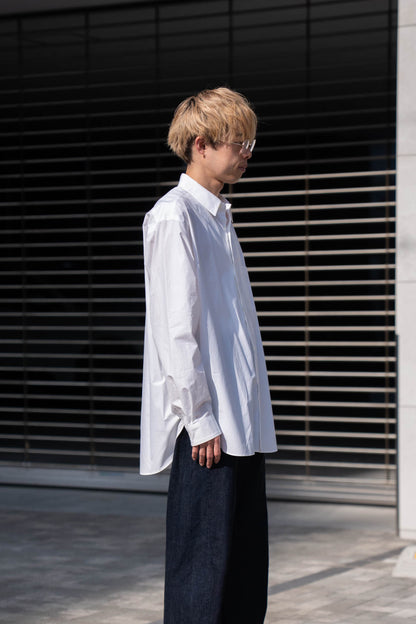 SUVIN COTTON OVERSIZED REGULAR COLLAR SHIRT(ST.1491)