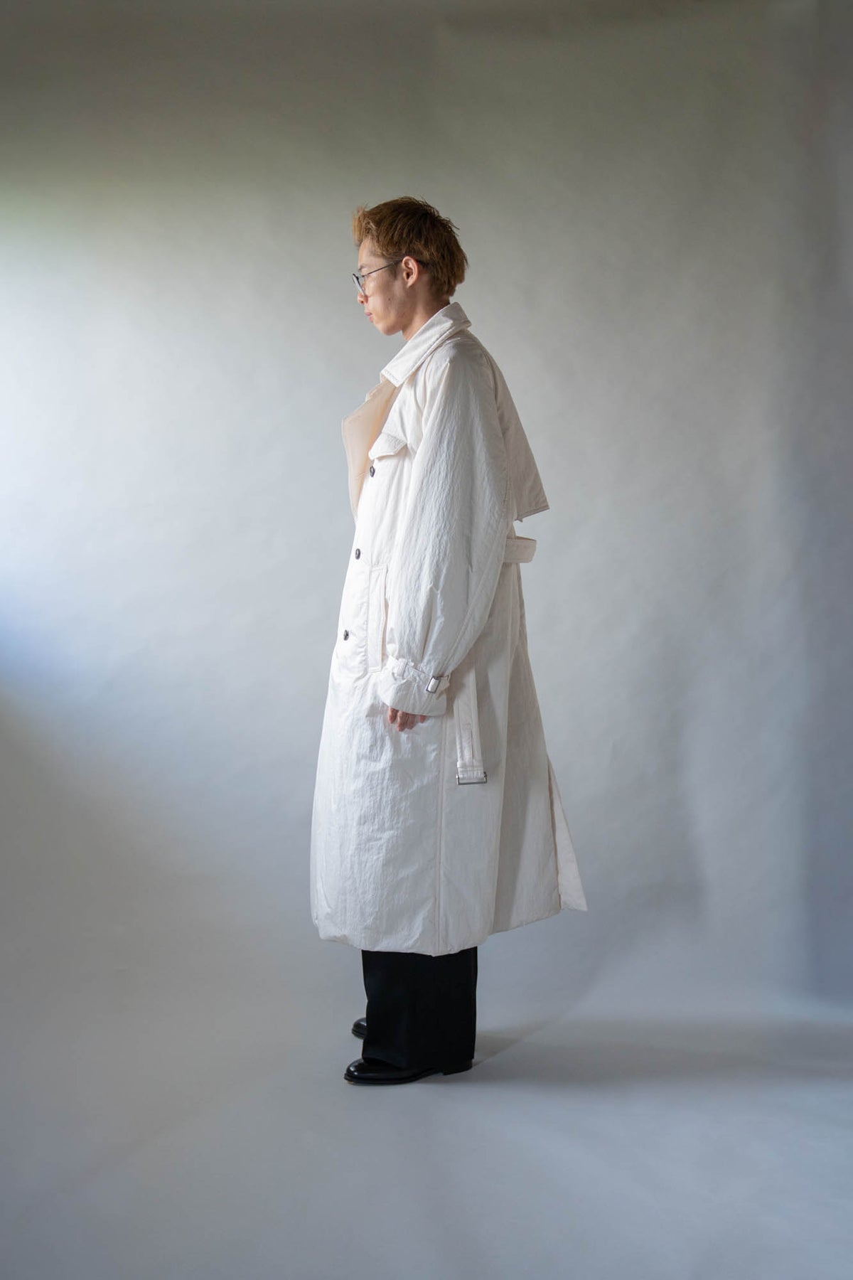 PUFFER TRENCH COAT　