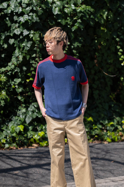 KNITTED TRAINING T-SHIRT