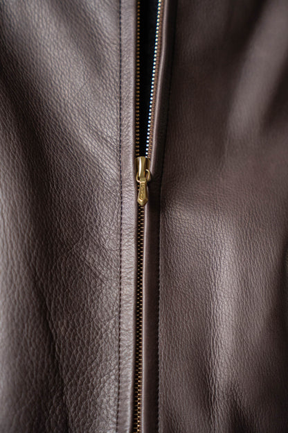 Steer Leather Racer Jacket