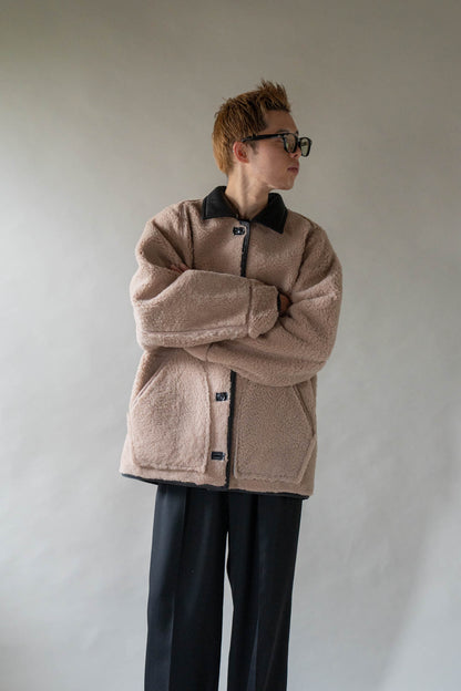 REVERSIBLE MOUTON BLOUSON
