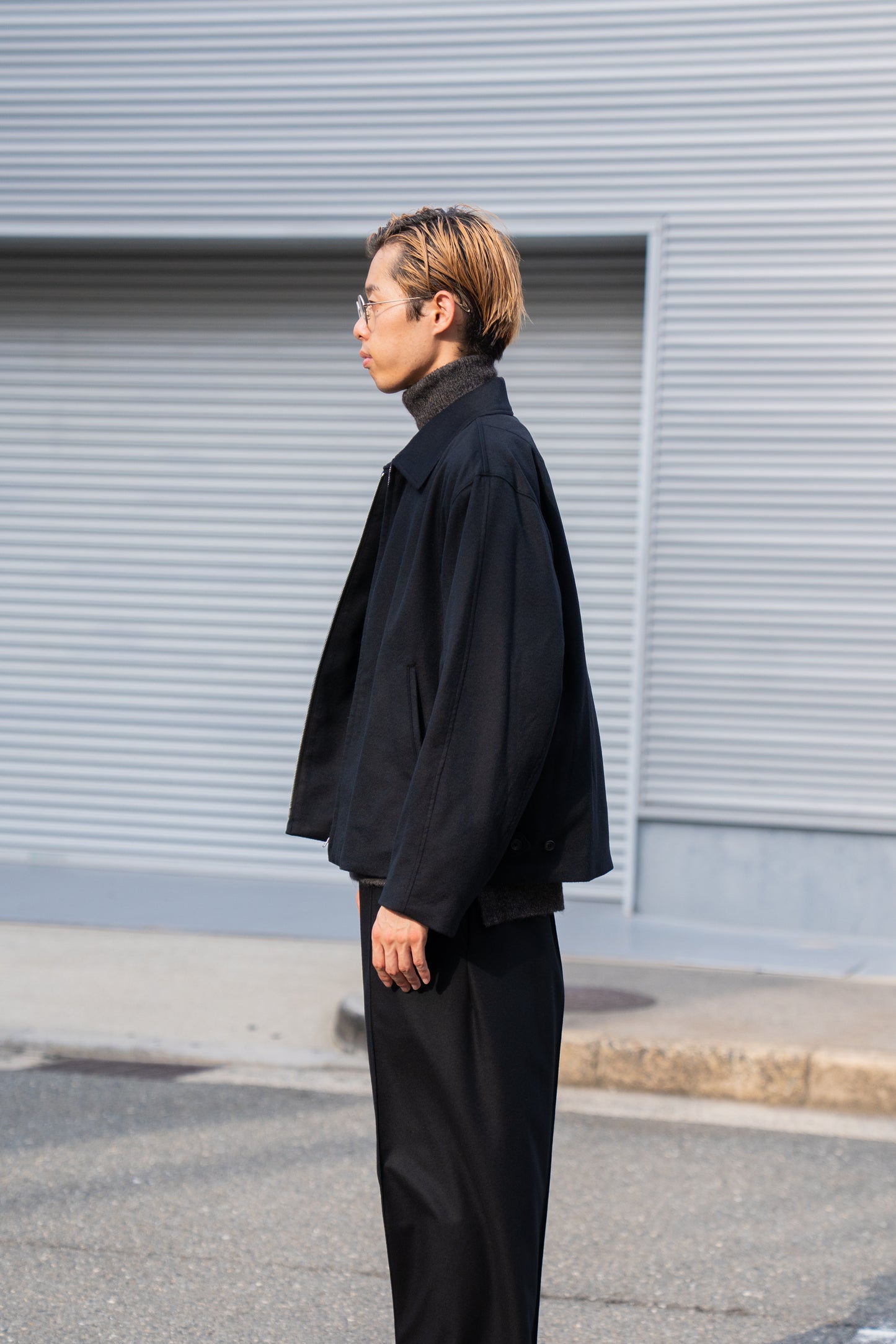 W/CA BEAVER ZIP SHORT JACKET(ST.1228)