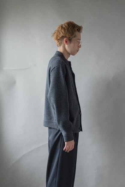 CREW NECK CARDIGAN