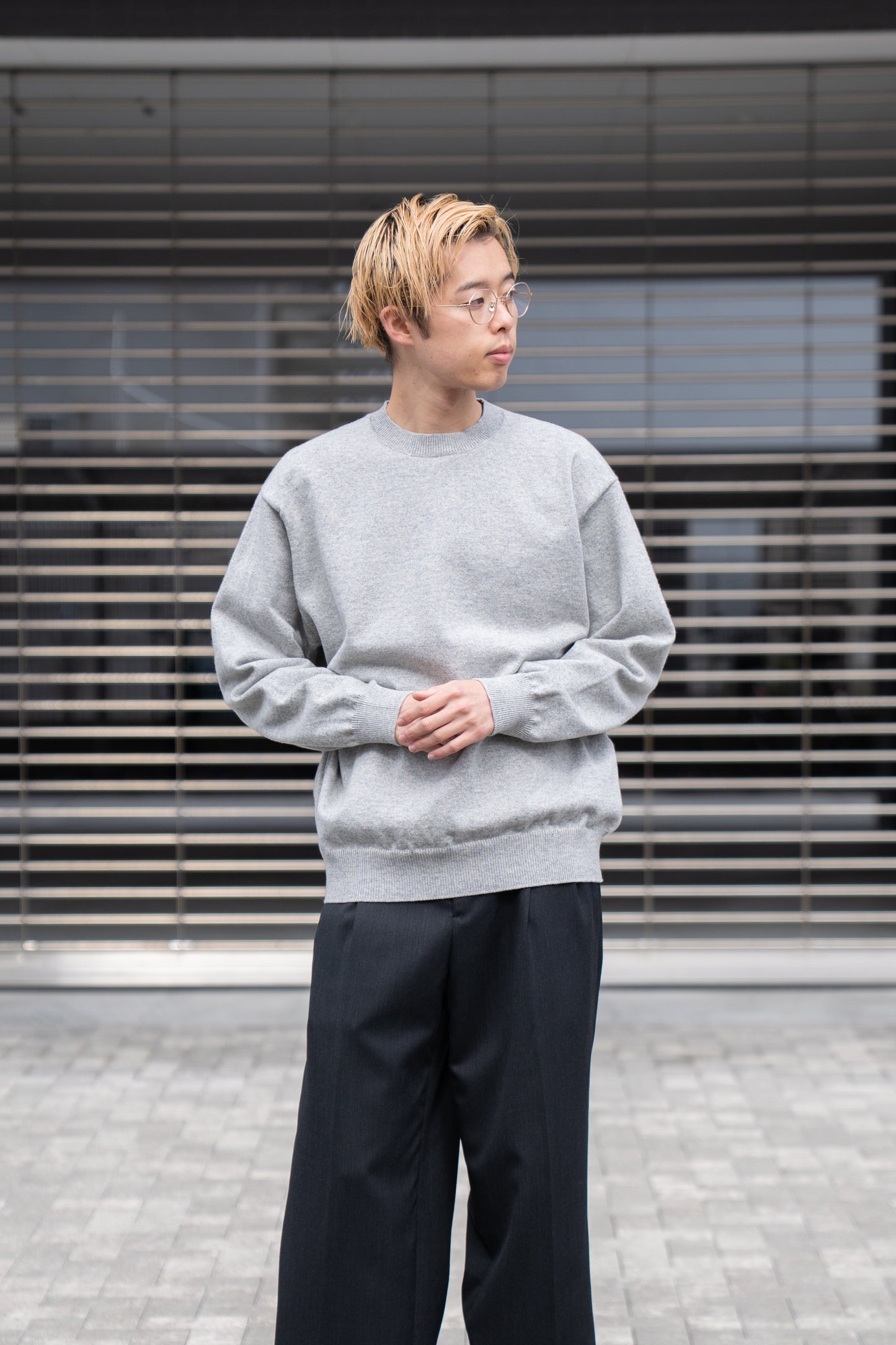 RIGID CASHMERE SWEATER P/O